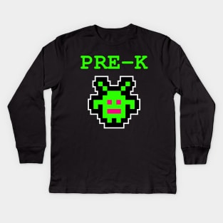 Pre-K aliens Kids Long Sleeve T-Shirt